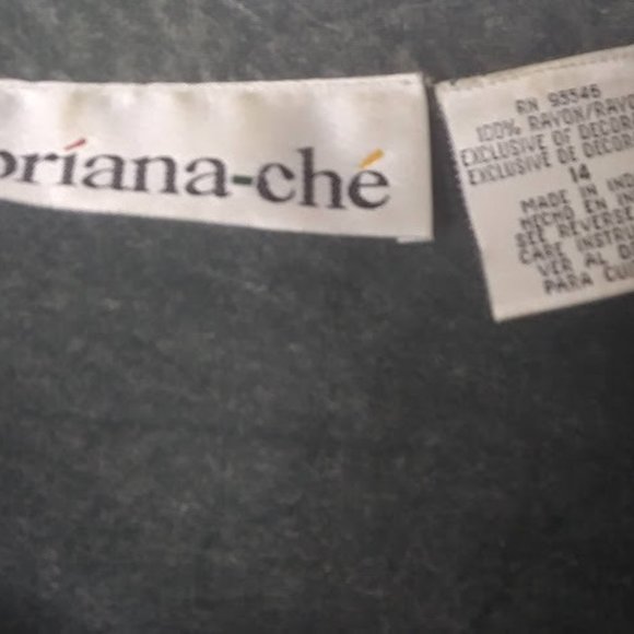 Vintage Briana-Che Succotash Embroidered Crop Top in Olive Green - Picture 4 of 4